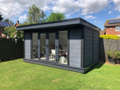 Composite Garden Room Beauticians In Coventry Outside Shot
